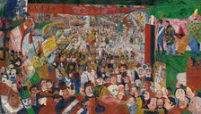 The Entry of Christ into Brussels in 1889, 1888. Creator: Ensor, James (1860-1949).