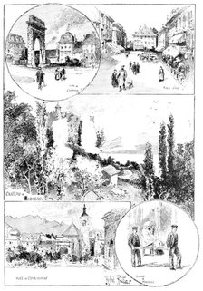 Aix-Les-Bains and its neighbourhood, visited by the Queen, 1890. Creator: Carl Hentschel.