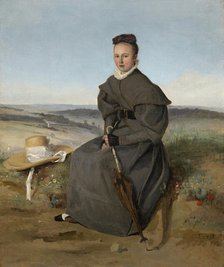 Louise Harduin, 1831. Creator: Jean-Baptiste-Camille Corot.