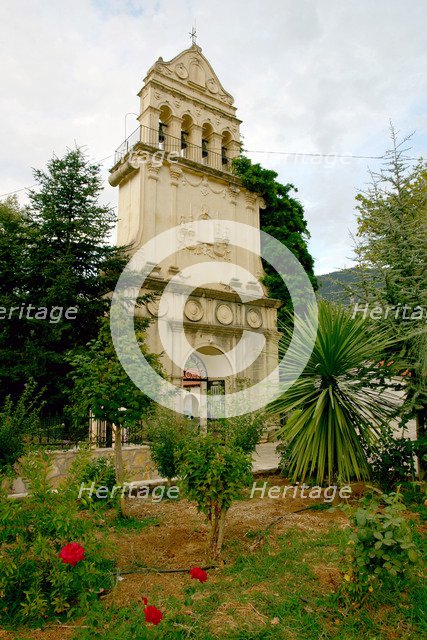 Monastery of Agios Gerasimos, Kefalonia, Greece.