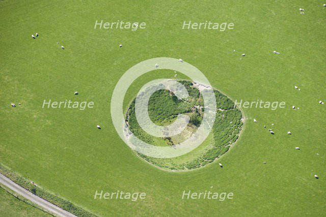 Wermere Pond (also known as Lavermere), Elcombe Down, Wiltshire, 2015. Creator: Historic England Staff Photographer.
