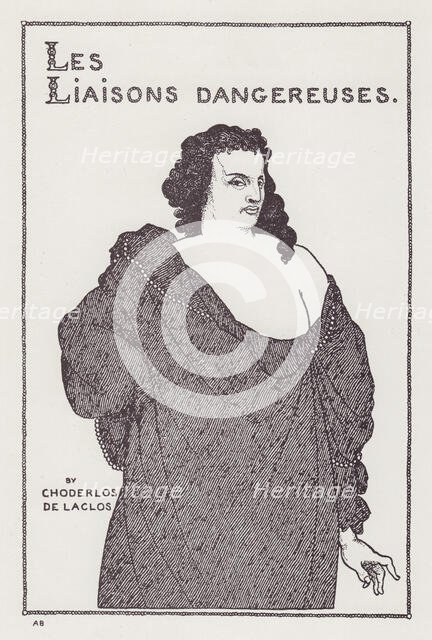 Count Valmont, from The Savoy No. 8, 1896. Creator: Aubrey Beardsley.