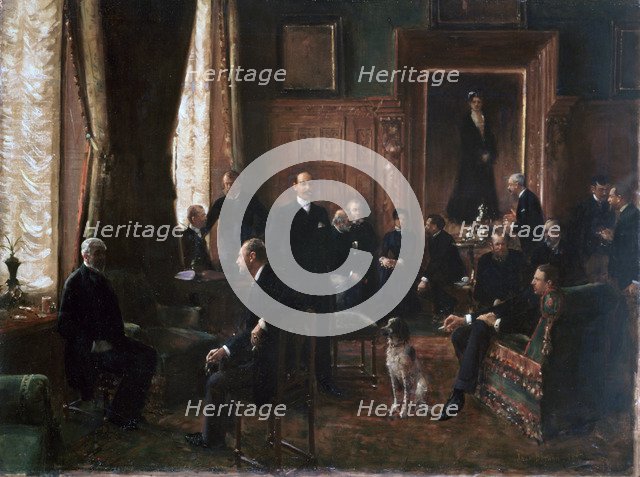 'The Salon of the Countess Potocka', 1887. Artist: Jean Beraud