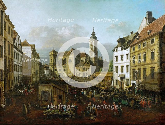 Freyung in Vienna, View from the southeast, 1759-1760.