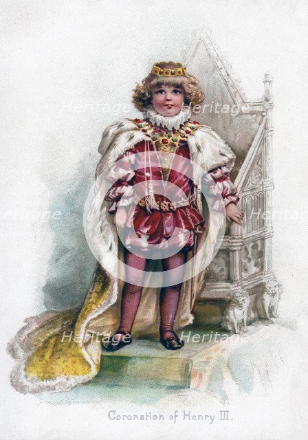 'Coronation of Henry III', 1897.Artist: Frances Brundage