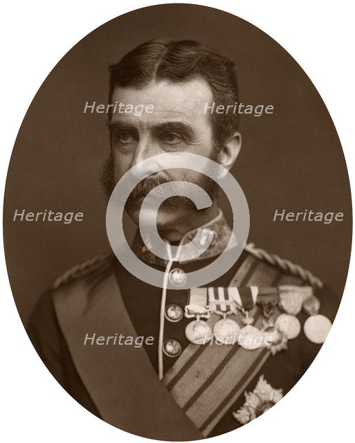 Major-General Lord Chelmsford, British soldier, 1882.Artist: Lock & Whitfield