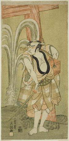 The Actor Otani Hiroji III in an Unidentified Role, c. 1770. Creator: Ippitsusai Buncho.