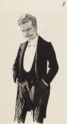Jean Sibelius. Artist: Edelfelt, Albert Gustaf Aristides (1854-1905)