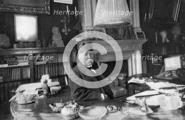 Georges Clemenceau, French statesman, 1925. Artist: Unknown