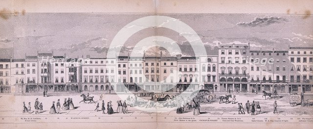 Panorama of London, 1849. Artist: George C Leighton