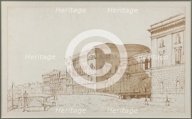 The Hermitage Theatre in Saint Petersburg.