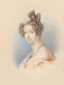 Archduchess Sophie of Austria, Princess of Bavaria (1805-1872). Creator: Eybl, Franz (1806-1880).