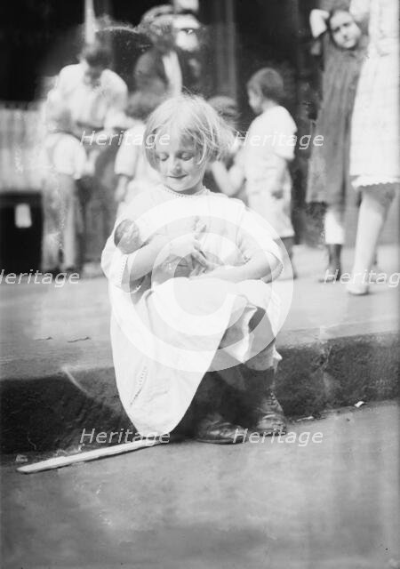 On a play Street, New York, between c1910 and c1915. Creator: Bain News Service.
