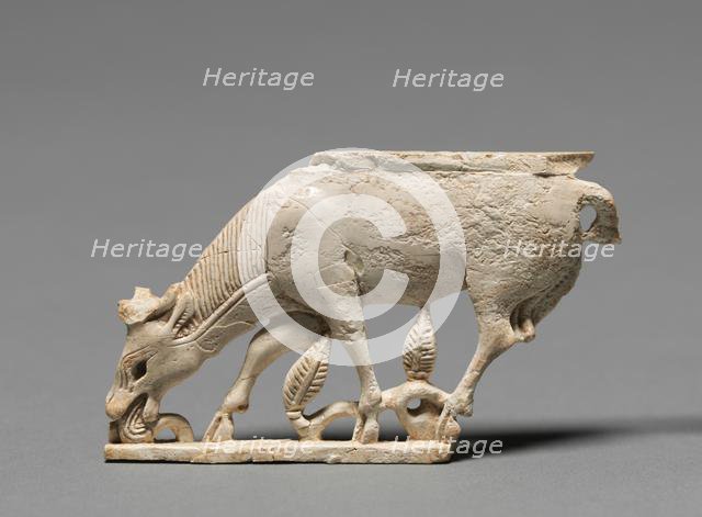 Decorative Plaque: Browsing Stag, 900-800 BC. Creator: Unknown.