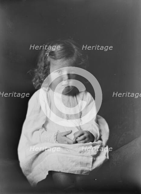 Child of Wilhelm Meyer, portrait photograph, 1919 Oct. 4. Creator: Arnold Genthe.