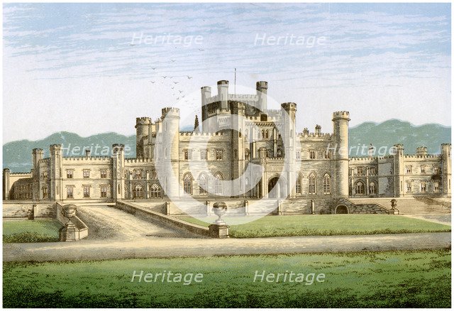 Lowther Castle, Westmorland, home of the Earl of Lonsdale, c1880. Artist: Unknown