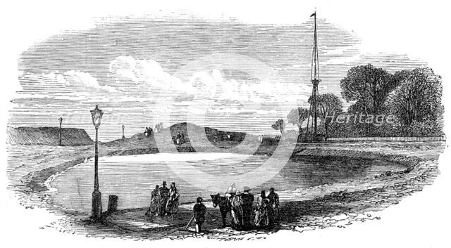 Sketches on Hampstead Heath: the Upper Pond, 1871. Creator: Unknown.