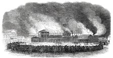 Destructive Fire at San Francisco - 400 Buildings Burnt, 1850. Creator: Unknown.