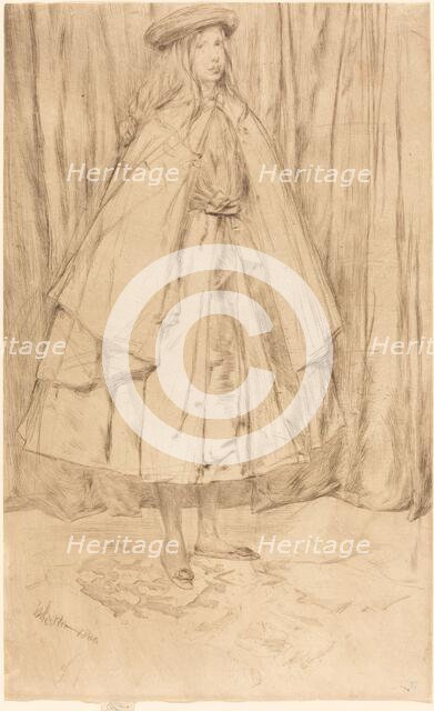 Annie Haden, 1860. Creator: James Abbott McNeill Whistler.