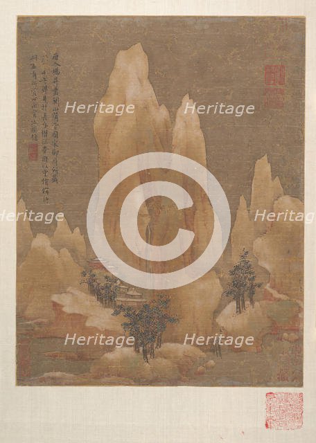 Light Snow on the Mountain Pass. Creator: Unknown.