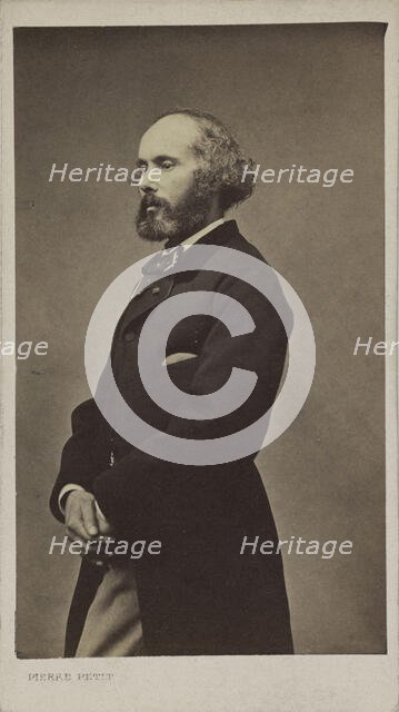 Portrait of the composer Félicien David (1810-1876), 1876. Creator: Petit, Pierre (1598-1677).