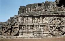 Side wall of the chariot, Temple of the Sun, Konarak, India, 13th century. Artist: Unknown