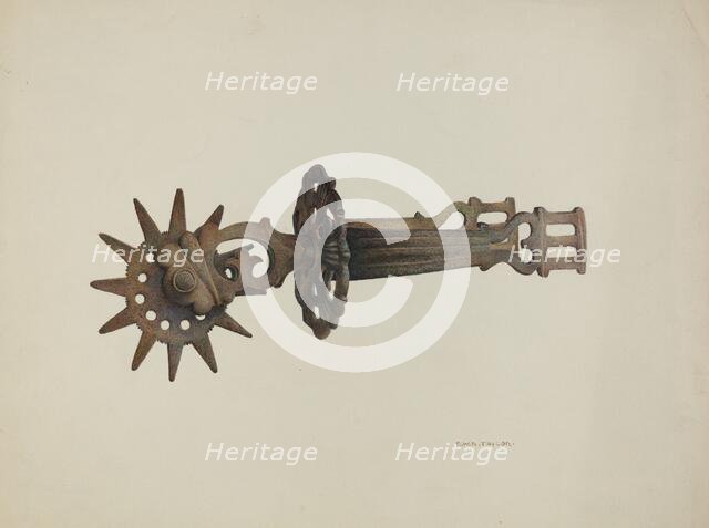 Spur, c. 1938. Creator: Robert W.R. Taylor.