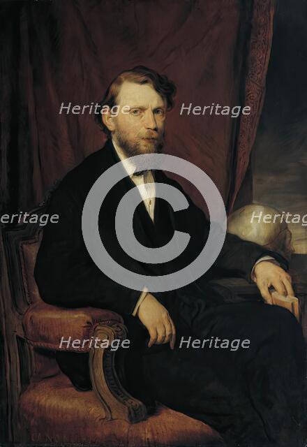 The doctor Professor Moriz Benedikt, 1876. Creator: Hans Canon.