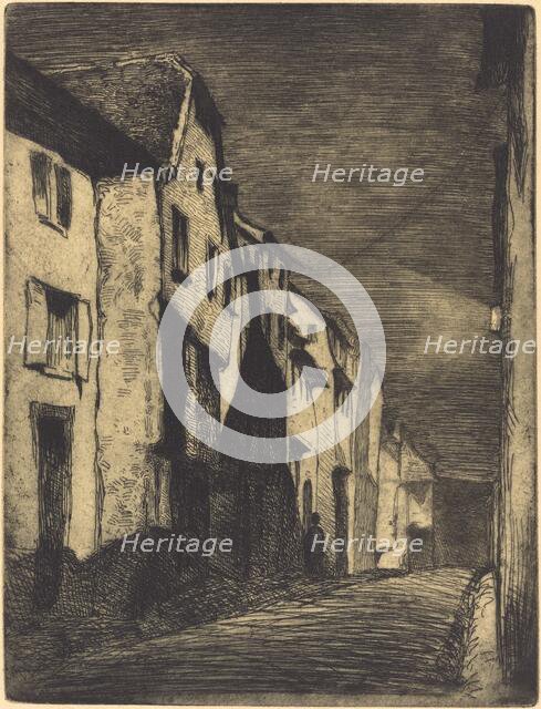 Street in Saverne, 1858. Creator: James Abbott McNeill Whistler.