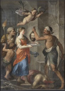The beheading of John the Baptist, 1675. Creator: Bricci, Plautilla (1616-1705).