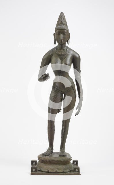 Queen Sembiyan Mahadevi as the Goddess Parvati, Chola dynasty, 10th century. Creator: Unknown.