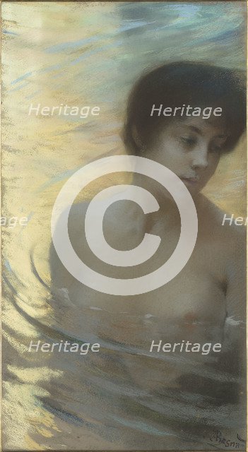 The Bather (Baigneuse), c. 1888.