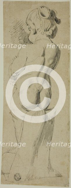 Standing Putto From the Back, n.d. Creator: Unknown.