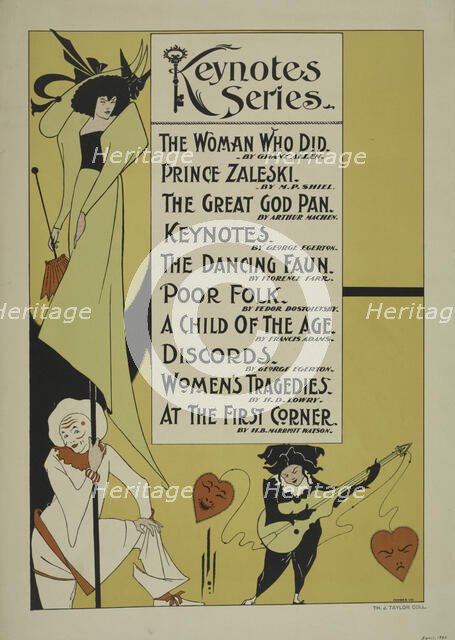 Keynotes series, c1895. Creator: Unknown.