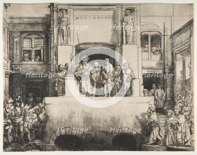 Christ Presented to the People, 1655. Creator: Rembrandt Harmensz van Rijn.