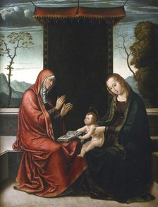 'St Anne, the Virgin and Child', c1520-1565. Artist: Juan de Borgona the Younger
