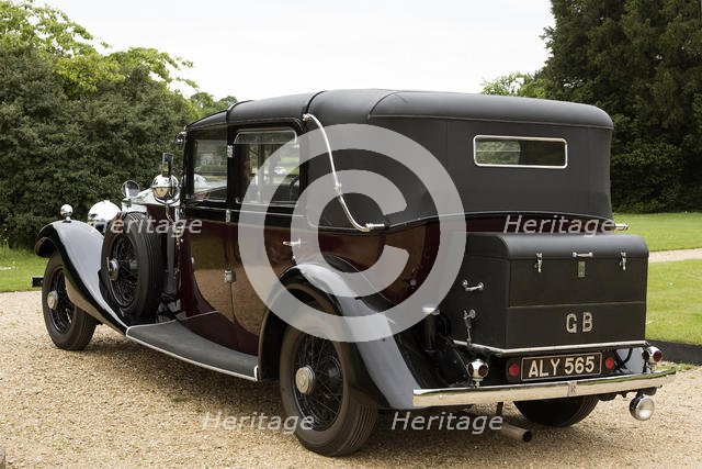 1933 Rolls Royce Phantom II Sedanca de Ville by Barker. Creator: Unknown.