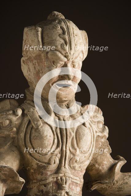 Funerary Sculpture of a Soldier (image 2 of 2), between c.618 and c.700. Creator: Unknown.