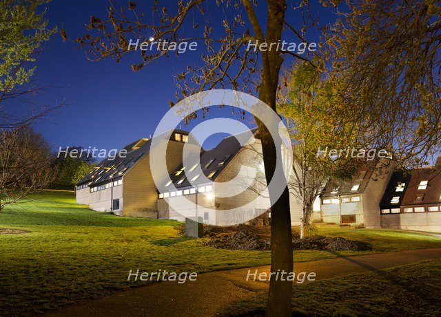 Student accommodation at Stag Hill, University of Surrey, Guildford, Surrey, 2011. Artist: James O Davies.