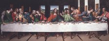 Copy of Leonardo's The Last Supper, c1515-20. Creators: Giovanni Pietro Rizzoli, Giovanni Antonio Boltraffio.