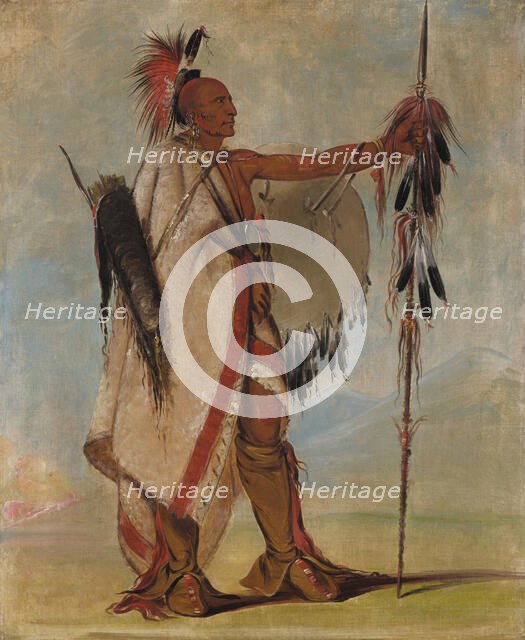 Tál-lee, a Warrior of Distinction, 1834. Creator: George Catlin.