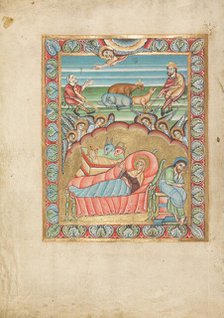 The Nativity; Sacramentary, about 1025-1050. Creator: Unknown.