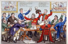 Thumbnail image of 'An Irish wake...', 1821. Artist: Anon