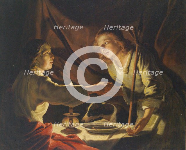 Esau and Jacob. Artist: Stomer, Matthias (ca.1600-after 1650)