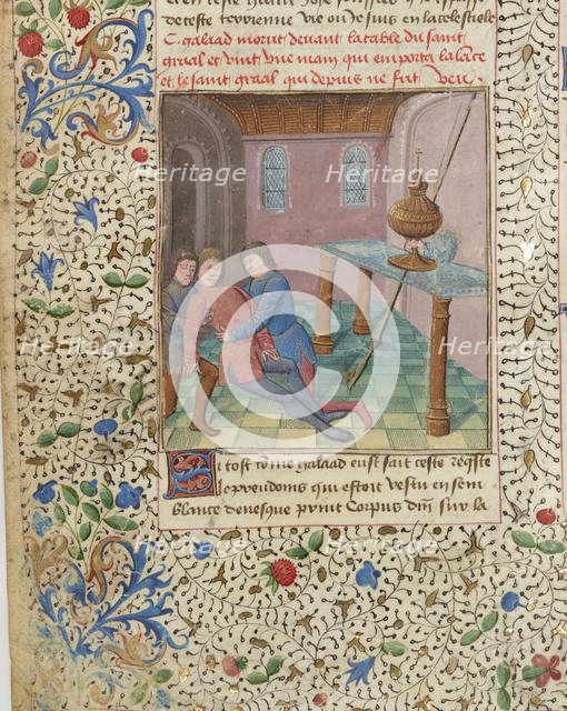 Compilation arthurienne de Micheau Gonnot, 1470. Creator: D'Espinques, Évrard (active 1440-1494).