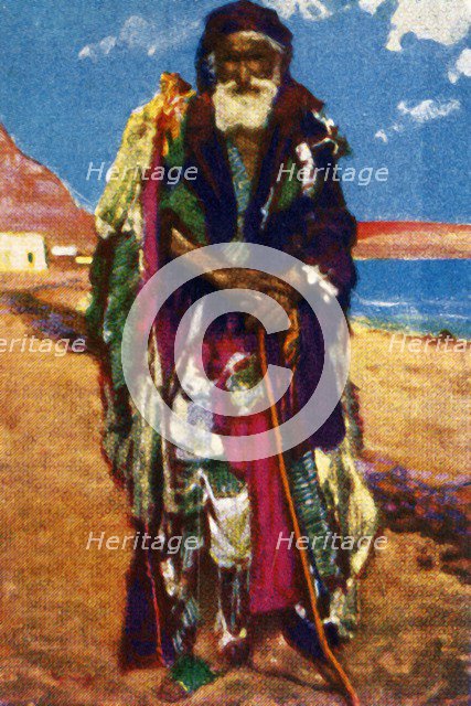 Elderly beggar, Egypt, c1928. Creator: Unknown.