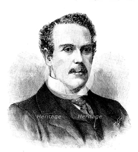 The Hon. Alfred Lyttelton, new M.P. for Warwick and Leamington, 1895.  Creator: P Naumann.