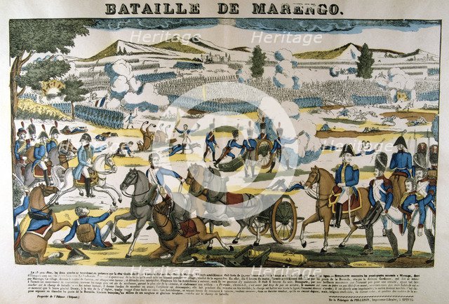 'Battle of Marengo', 13 June, 1800. Artist: Francois Georgin