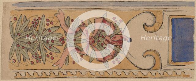 Study for a Border Design, 1890/1897. Creator: Charles Sprague Pearce.