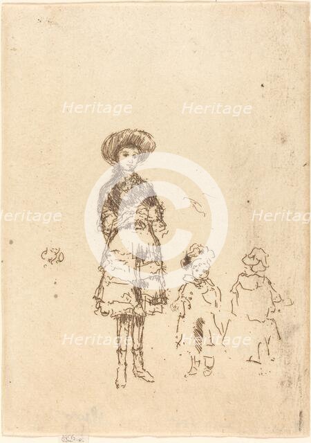 The Little Nurse, c. 1886/1888. Creator: James Abbott McNeill Whistler.